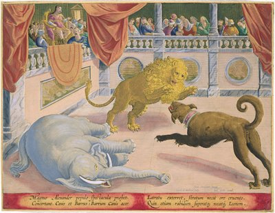 Alexander the Great Puts on a Spectacle, Plate 4 from 